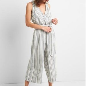 GAP Linen Stripe Jumpsuit